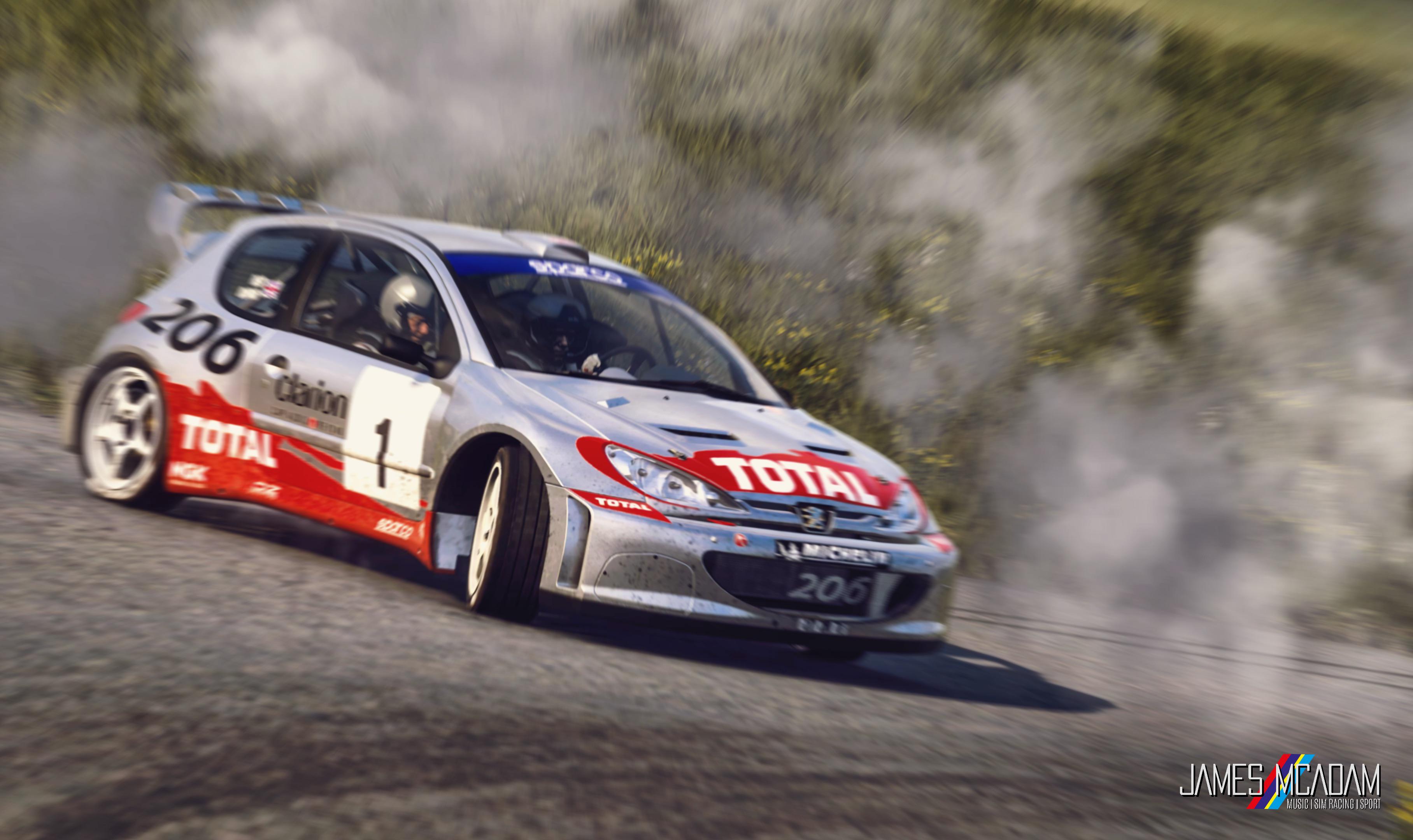 3632x2160 All we need is a Peugeot 206 WRC. And happy friday !