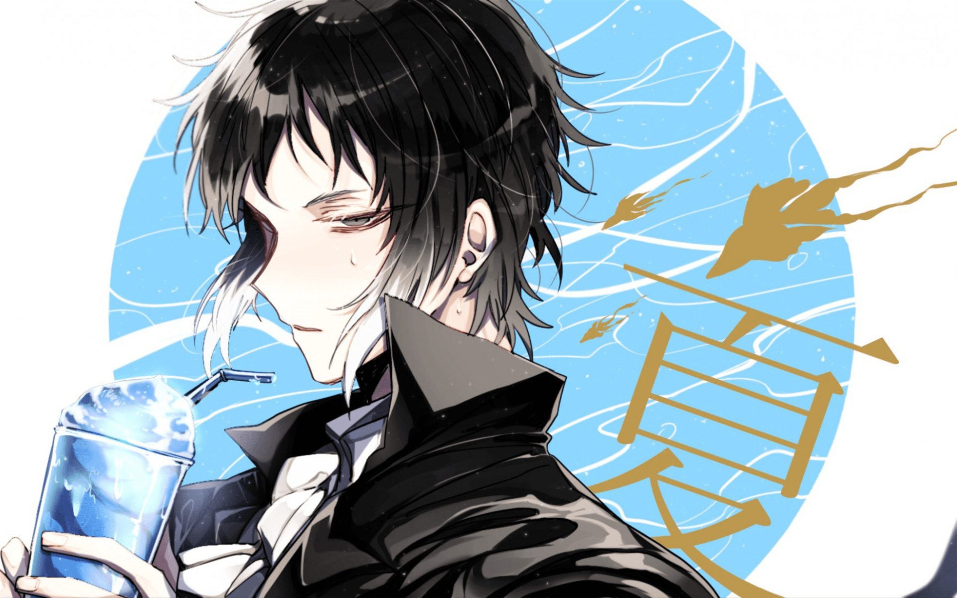 1920x1200 Download wallpaper Bungou Stray Dogs, Osamu Dazai, portrait