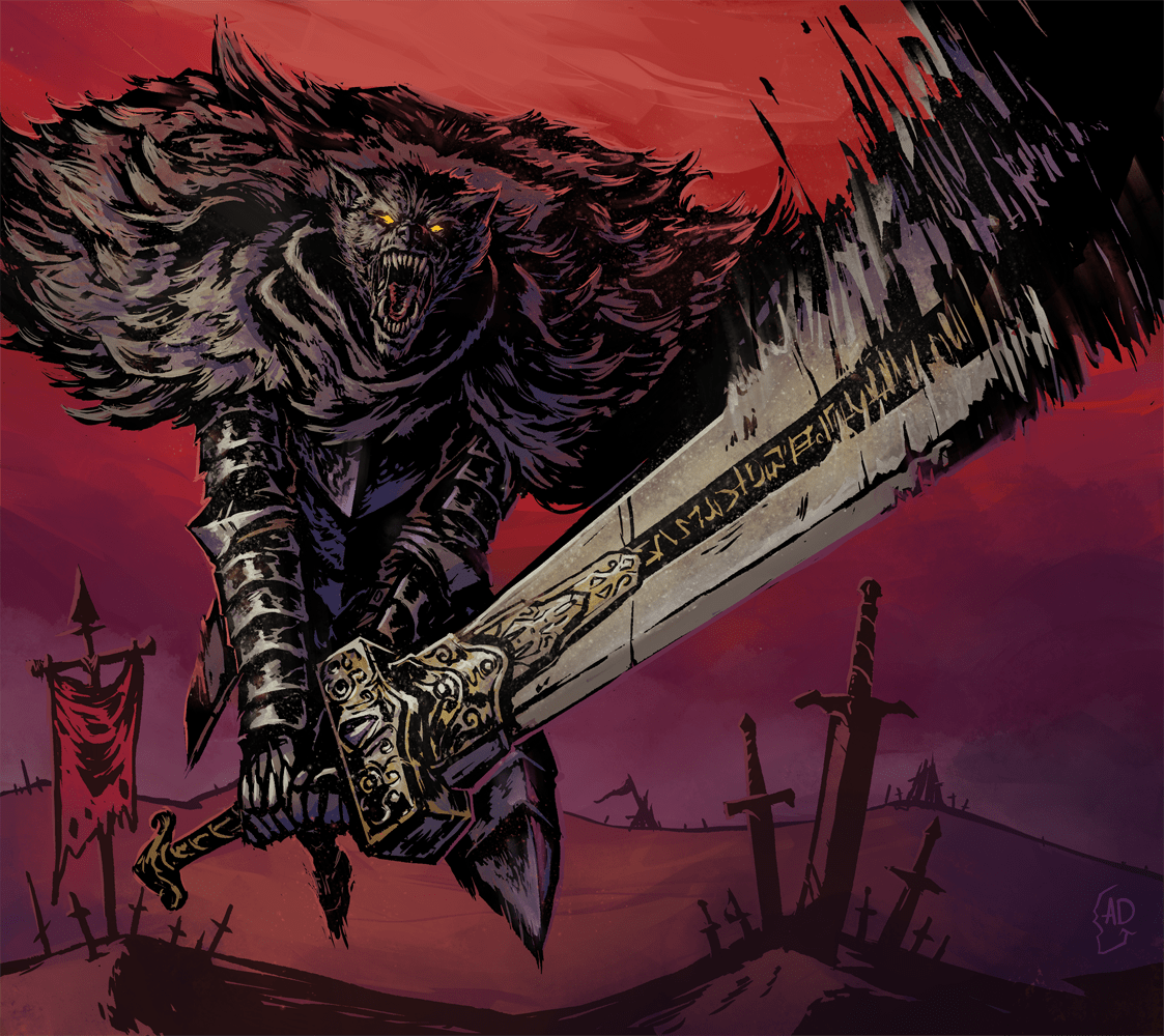 1123x1000 I Finished my Blaidd Drawing