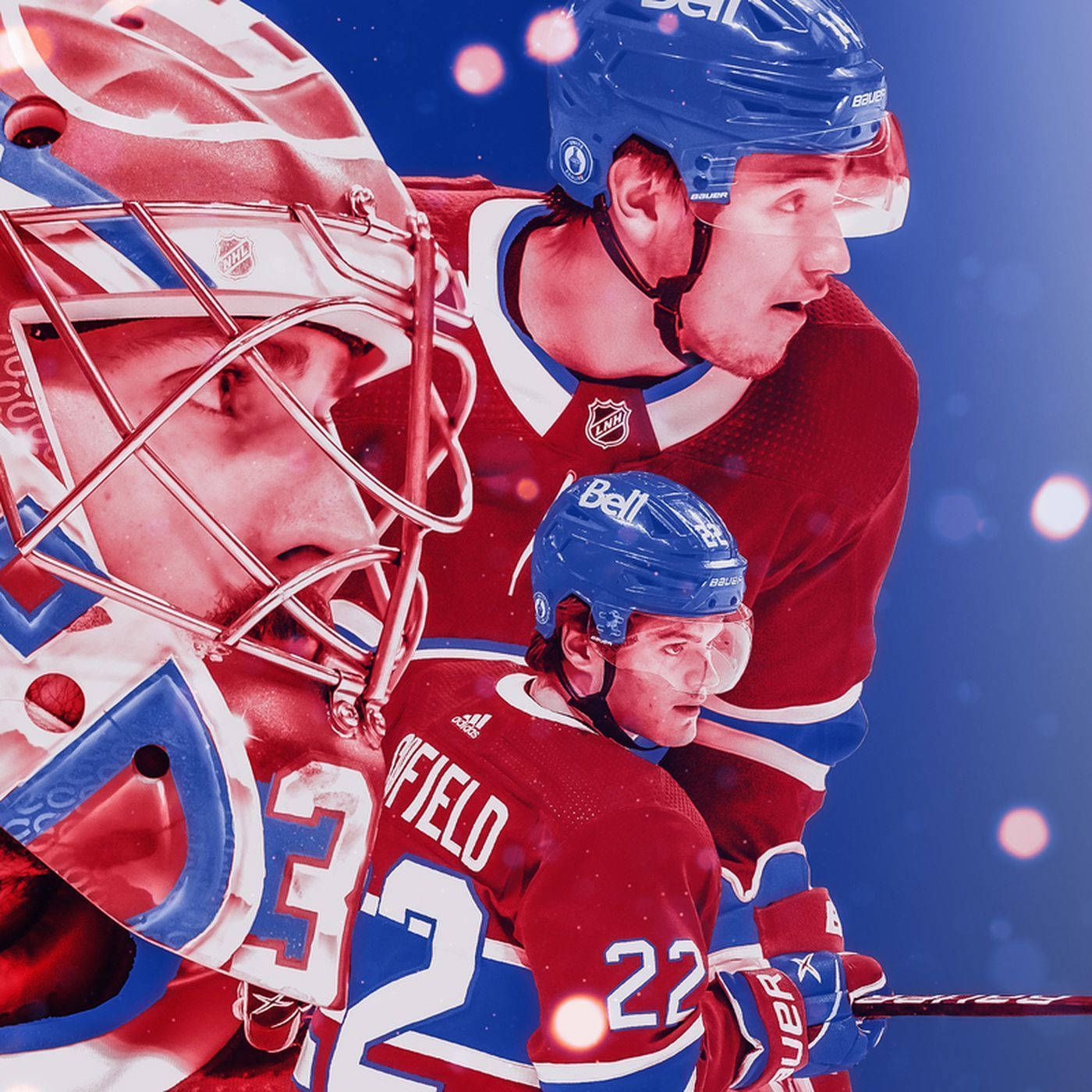1400x1400 Download Cole Caufield Montreal Canadiens Ace Players Wallpaper