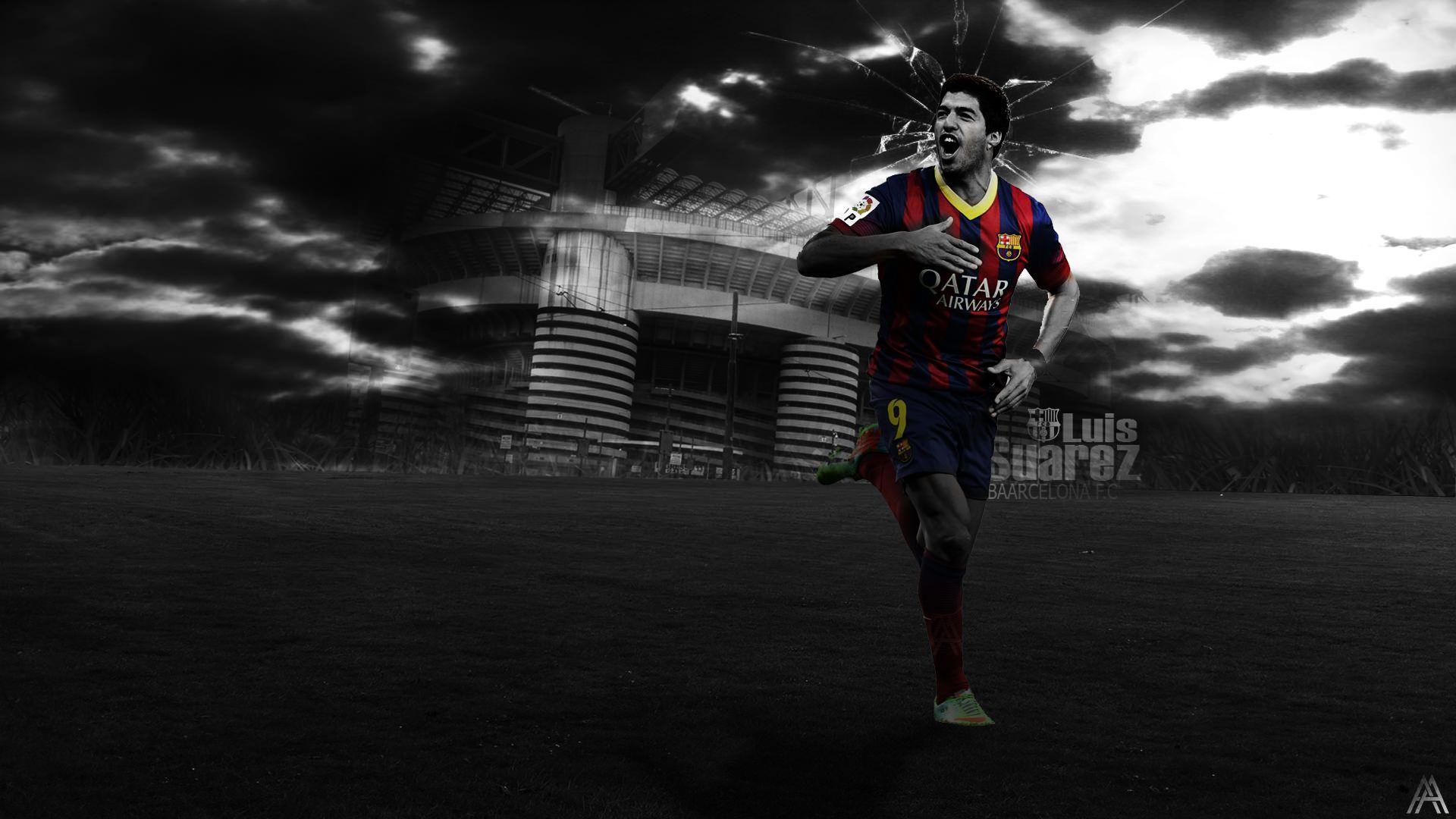 1920x1080 Free download Luis Suarez FC Barcelona Wallpaper Football