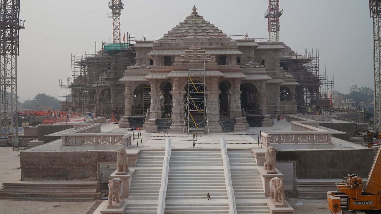 1600x900 Ram Temple: First look of the magnificent Sinh Dwar released