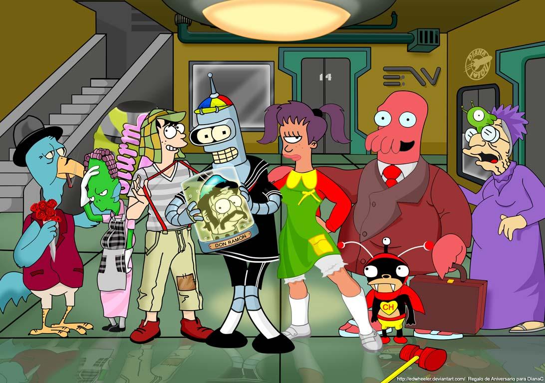 1092x768 Futurama iPhone Wallpaper
