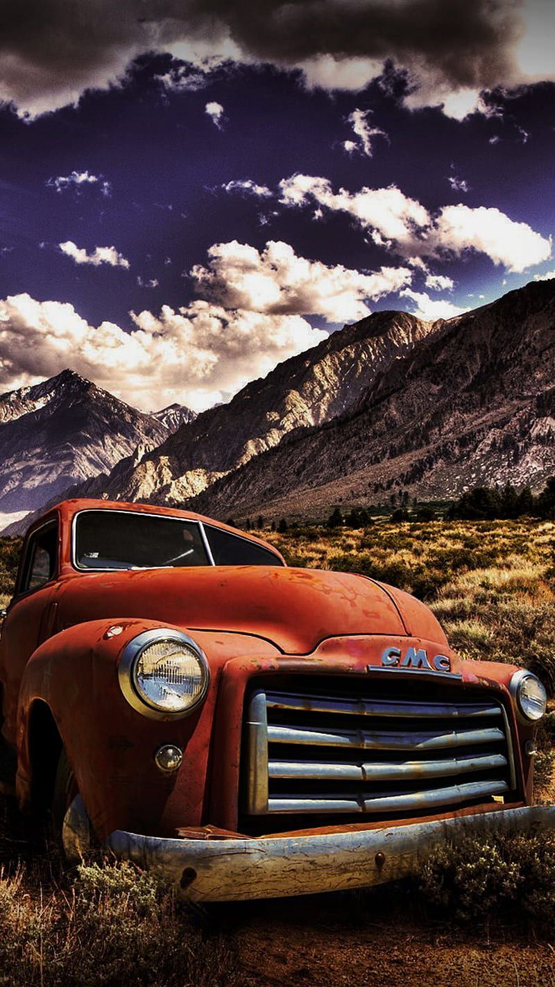 800x1422 HD old gmc pickup wallpaper