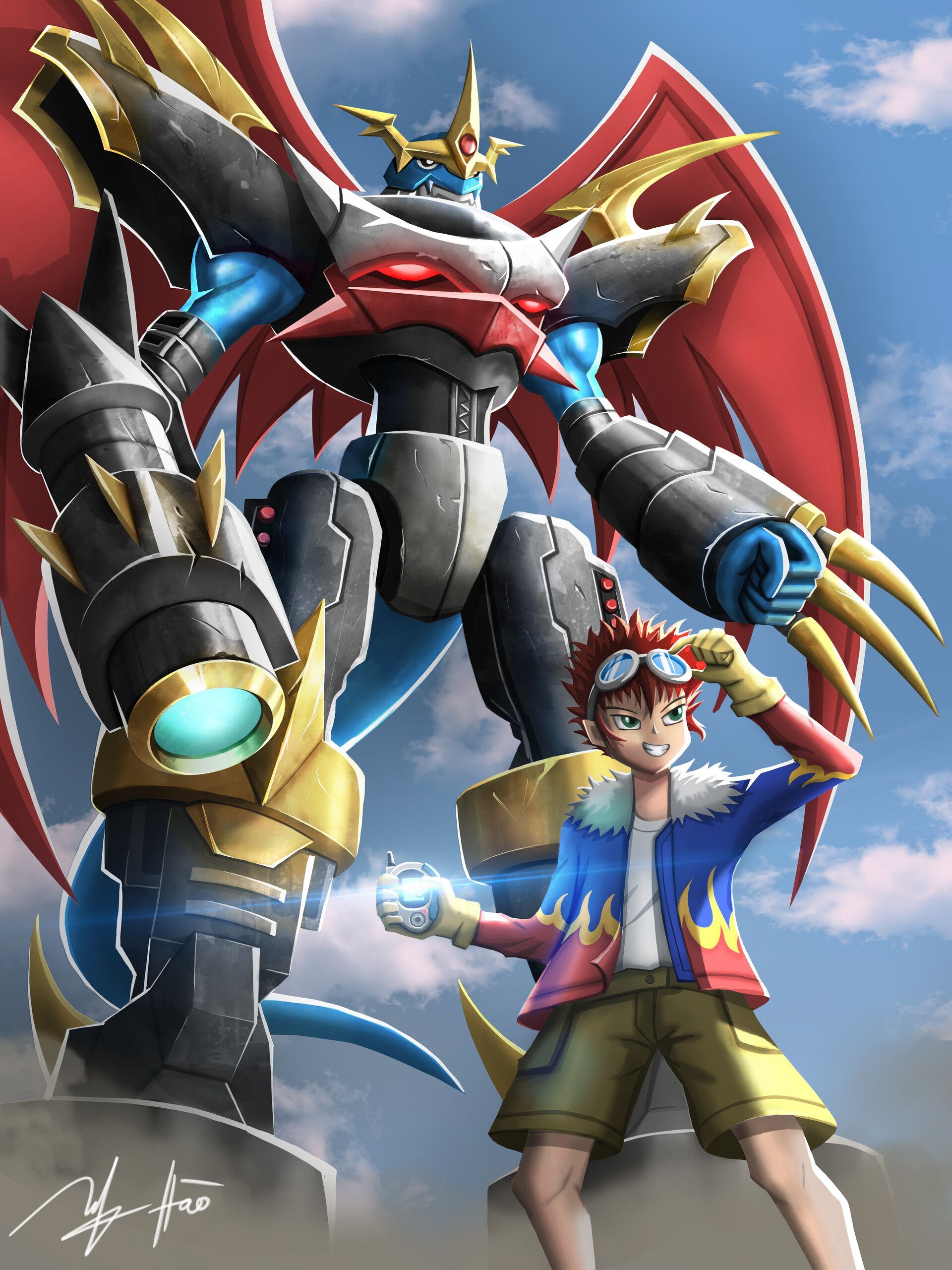 1920x2560 Imperialdramon DIGIMON season 2