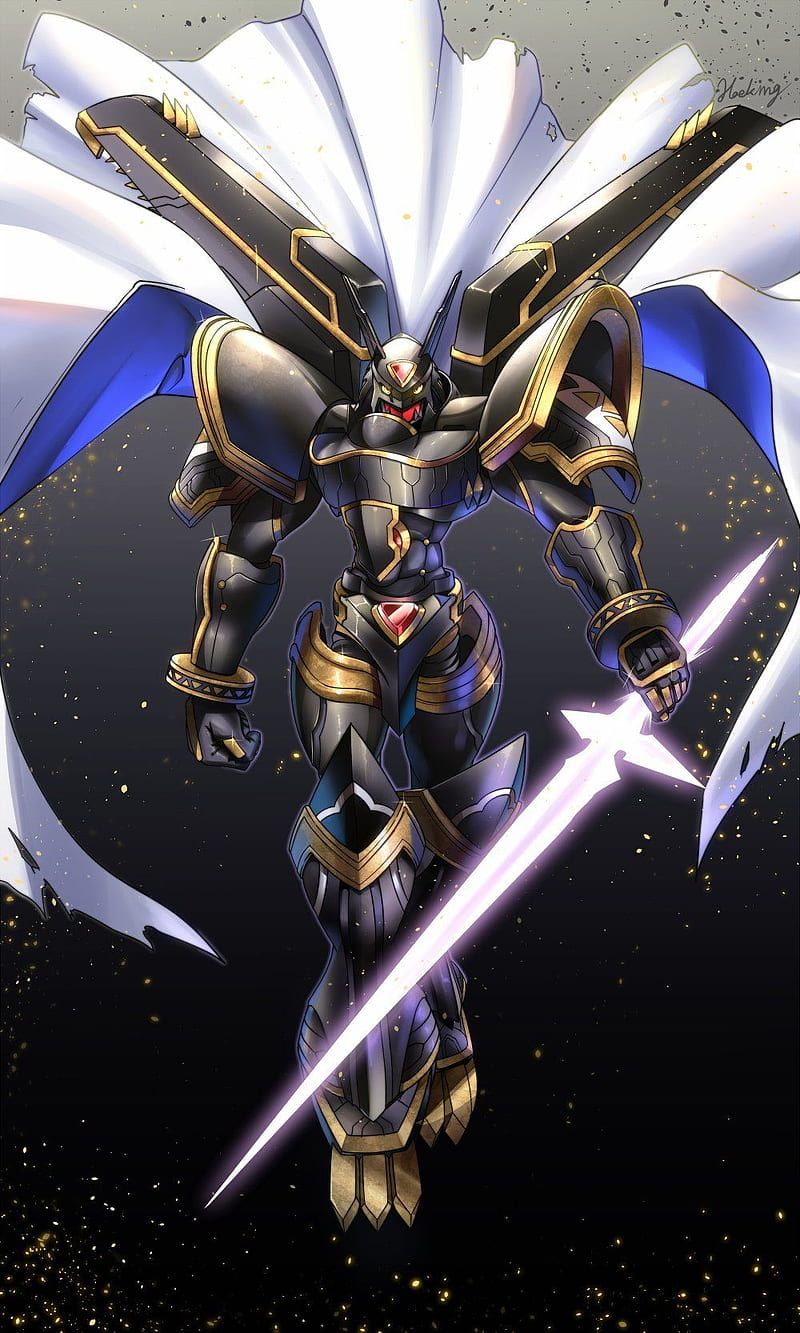 800x1333 Imperialdramon, Dragon, Black, Digimon, HD wallpaper