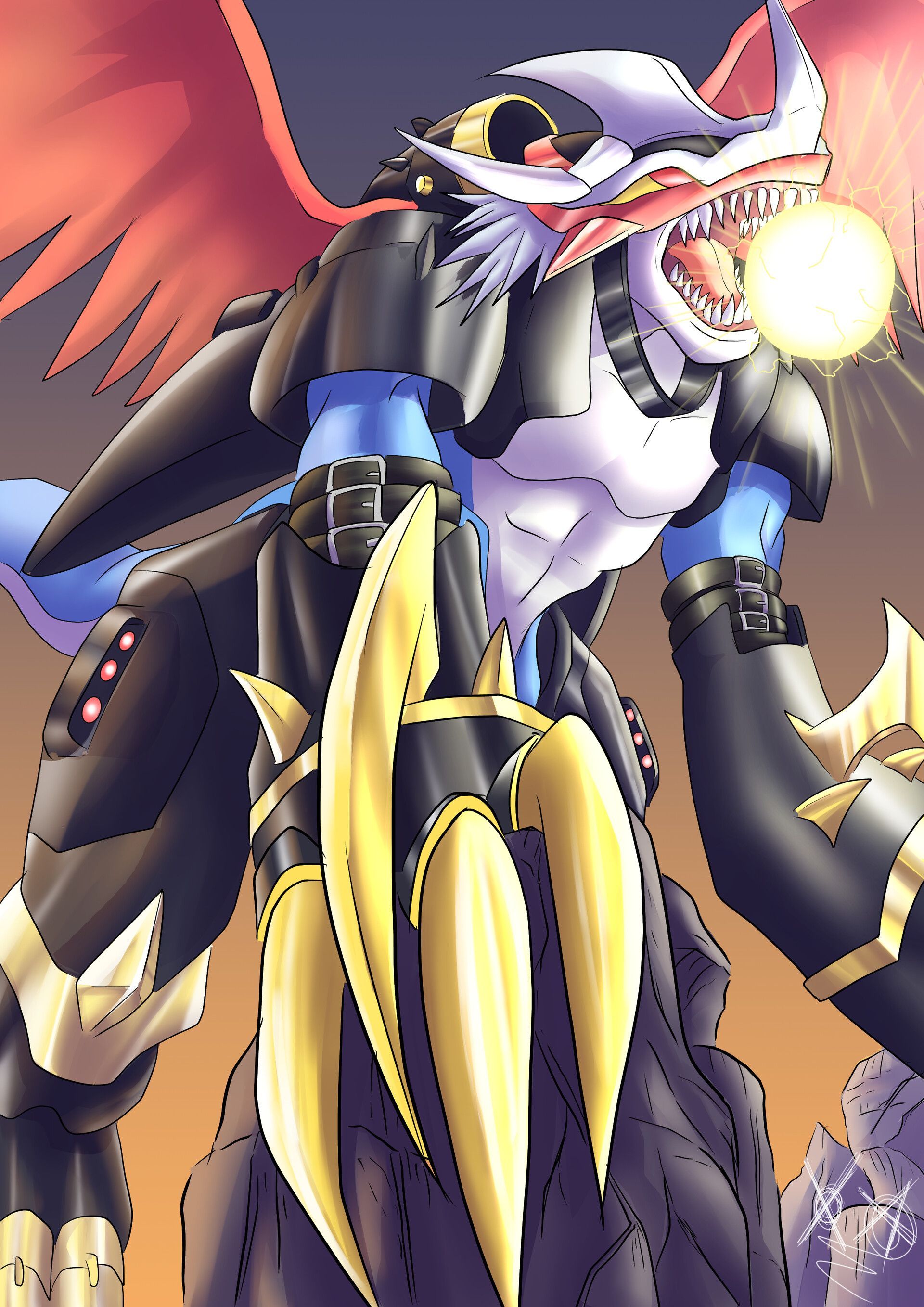 1920x2716 Imperialdramon Dragon Mode comes tu rule