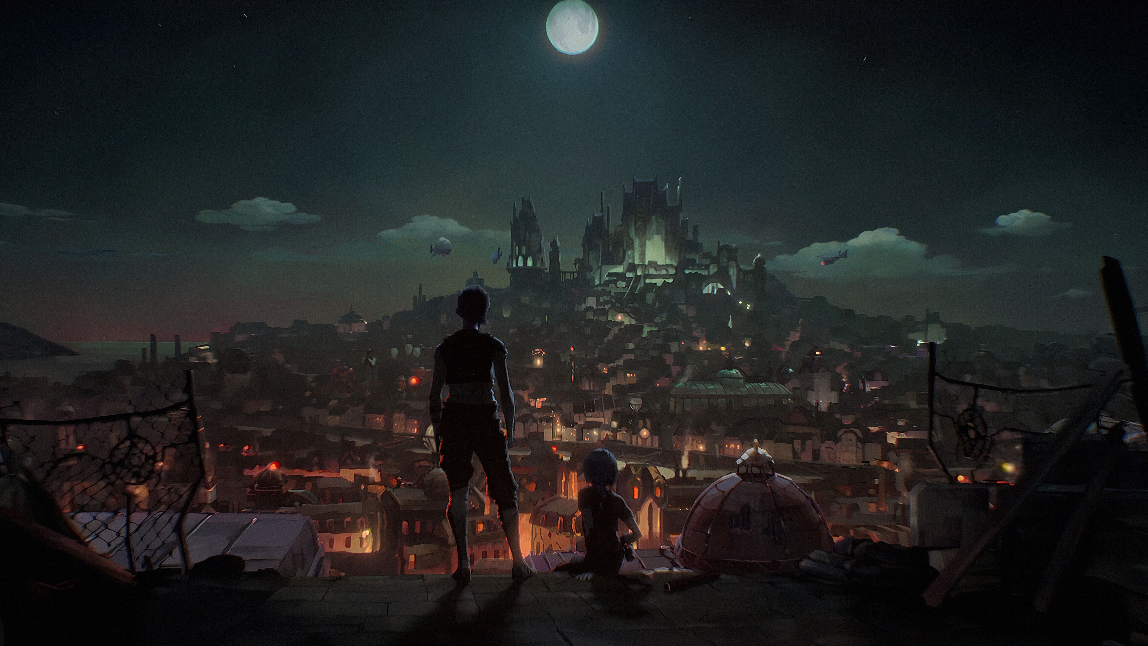3840x2160 Arcane: League of Legends Wallpaper