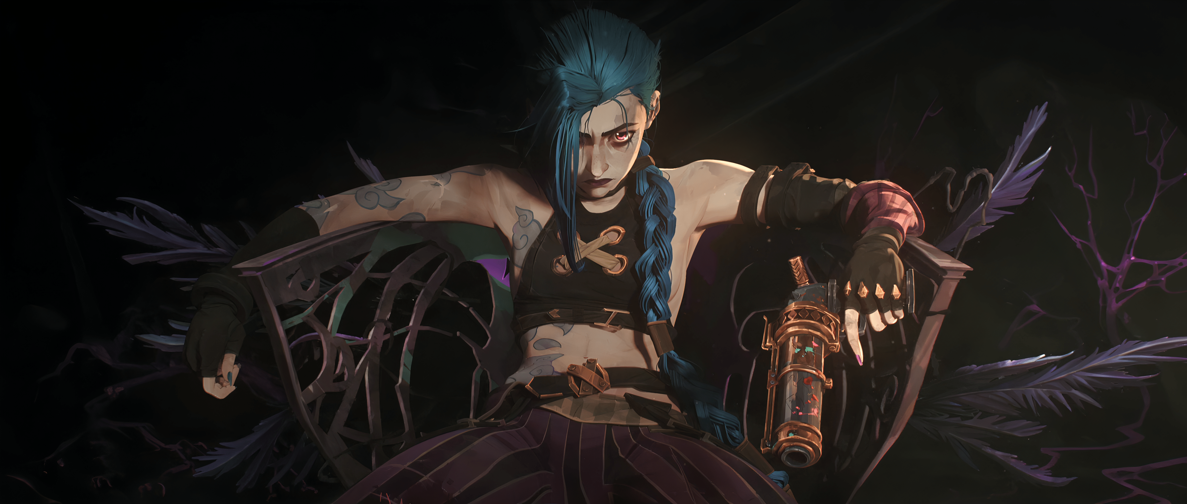 3840x1632 4K Upscaled (and Native) Wallpaper Screenshots From Season 1 And Season 2. (Link In Comments.)