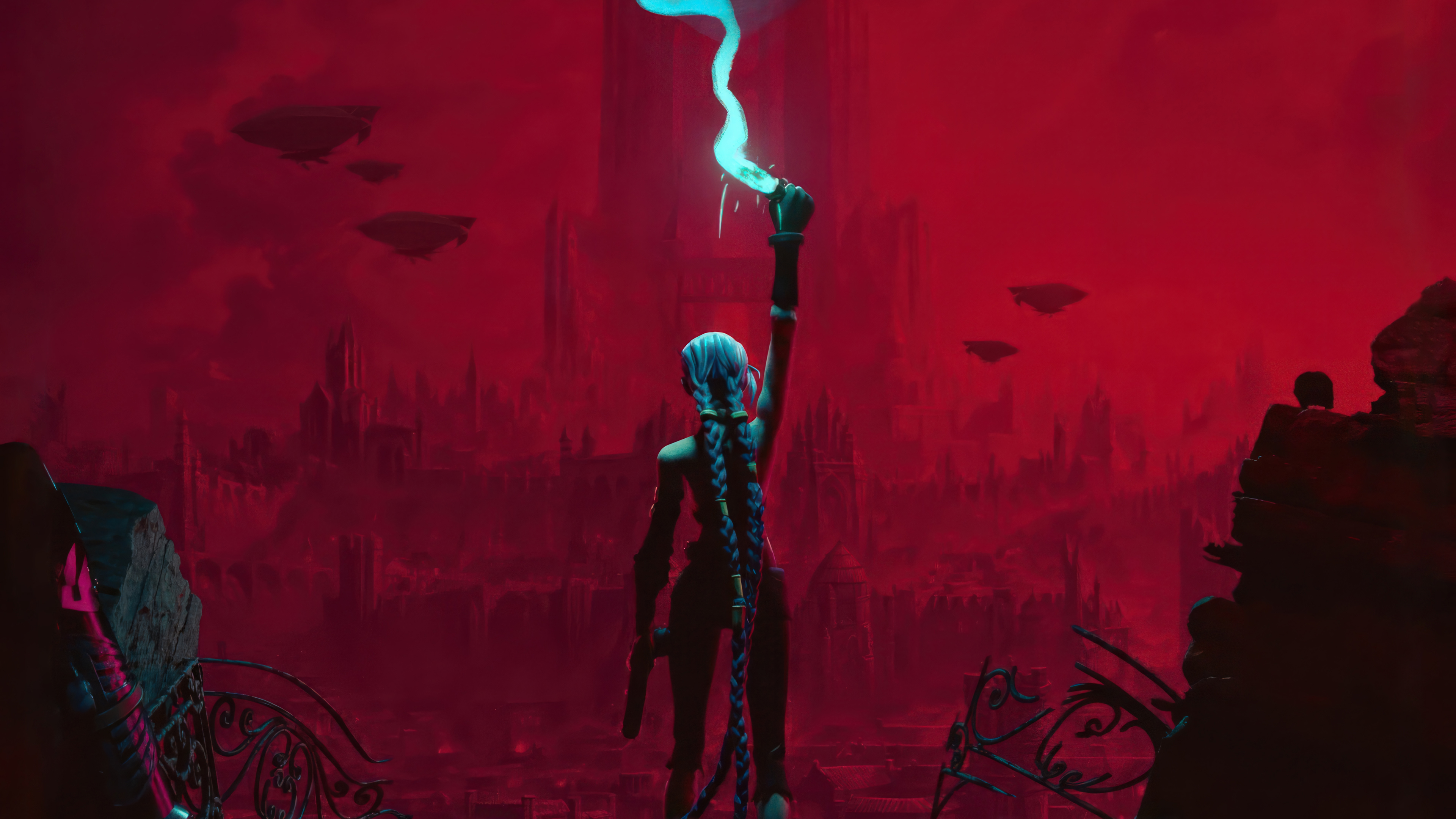 3840x2160 Jinx Arcane Season 2 Poster 4K Wallpaper iPhone HD Phone a
