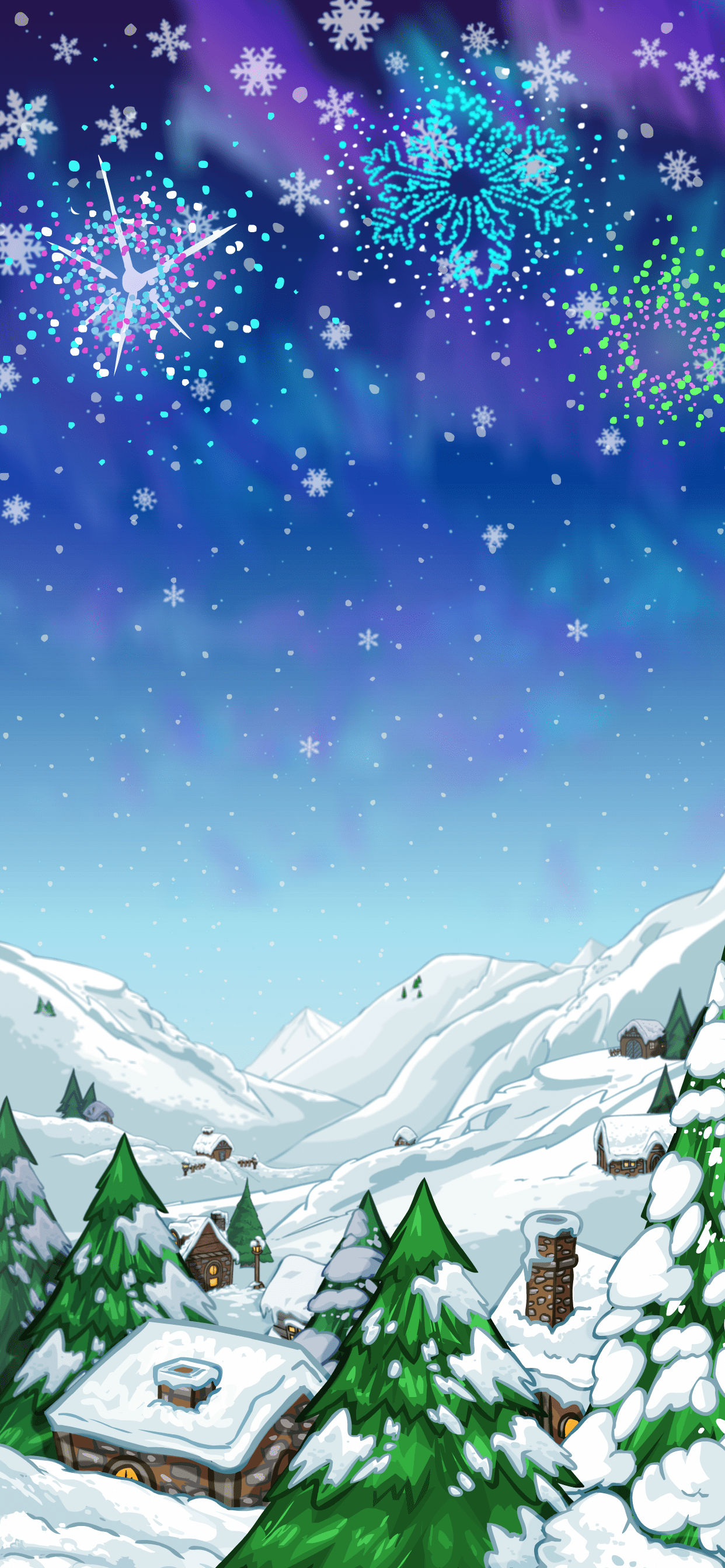 1242x2688 I didn't see anyone mention it but the advent calendar had this fun phone background today!