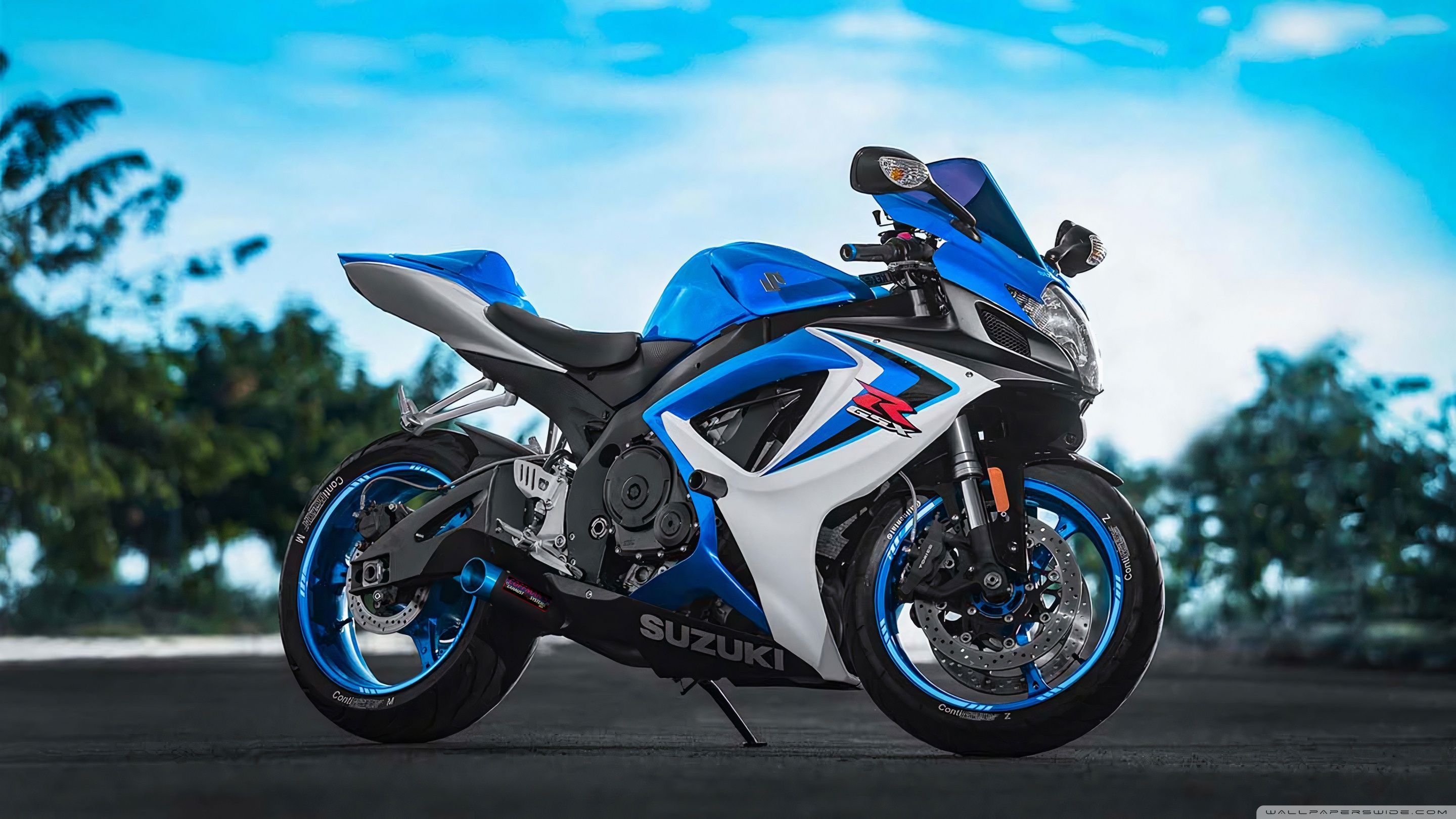 2880x1620 Suzuki GSXR 750 Blue 4K UHD Wallpaper for UltraHD Desktop and TV : Widescreen and UltraWide Display : Smartphone and Tablet Devices