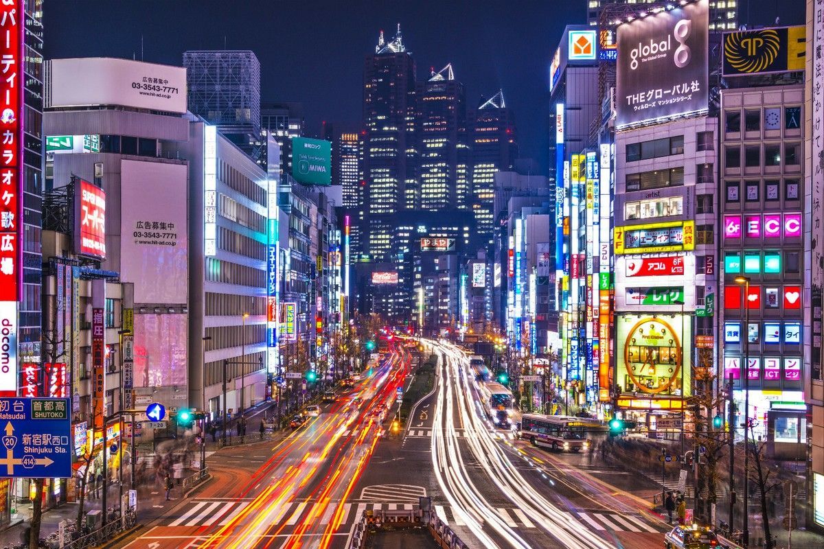 Blue Tokyo Wallpapers - Top Free Blue Tokyo Backgrounds - WallpaperAccess