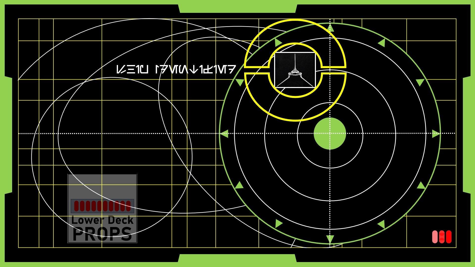 1920x1080 Radar Screen Video HUD Digital Display Wars Inspired