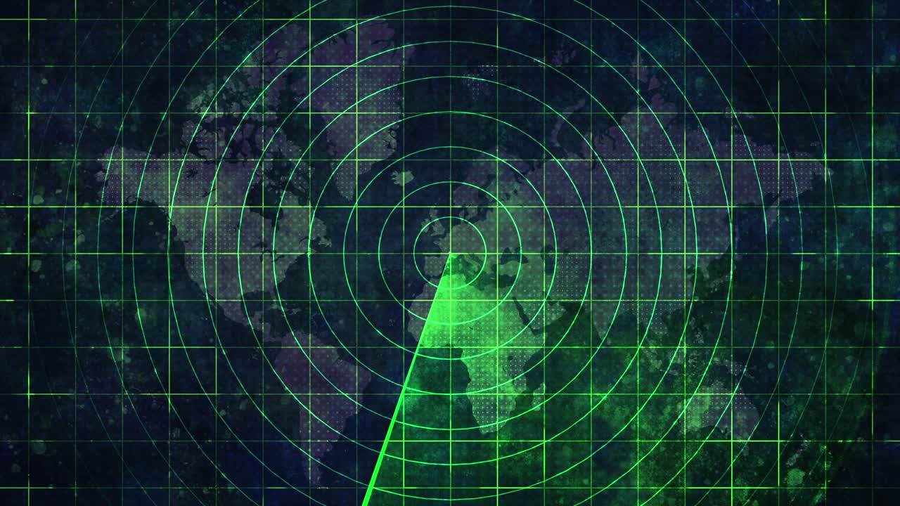 1280x720 Black and green radar