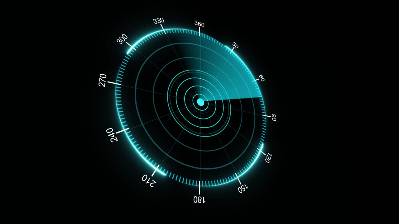 1280x720 Radar screen illustration
