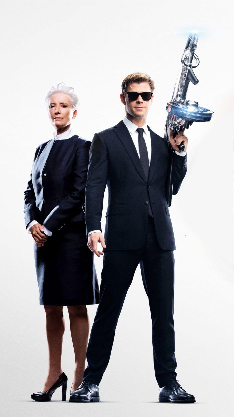 950x1689 Chris Hemsworth & Emma Thompson In Men In Black International 4K Ultra HD Mobile Wallpaper