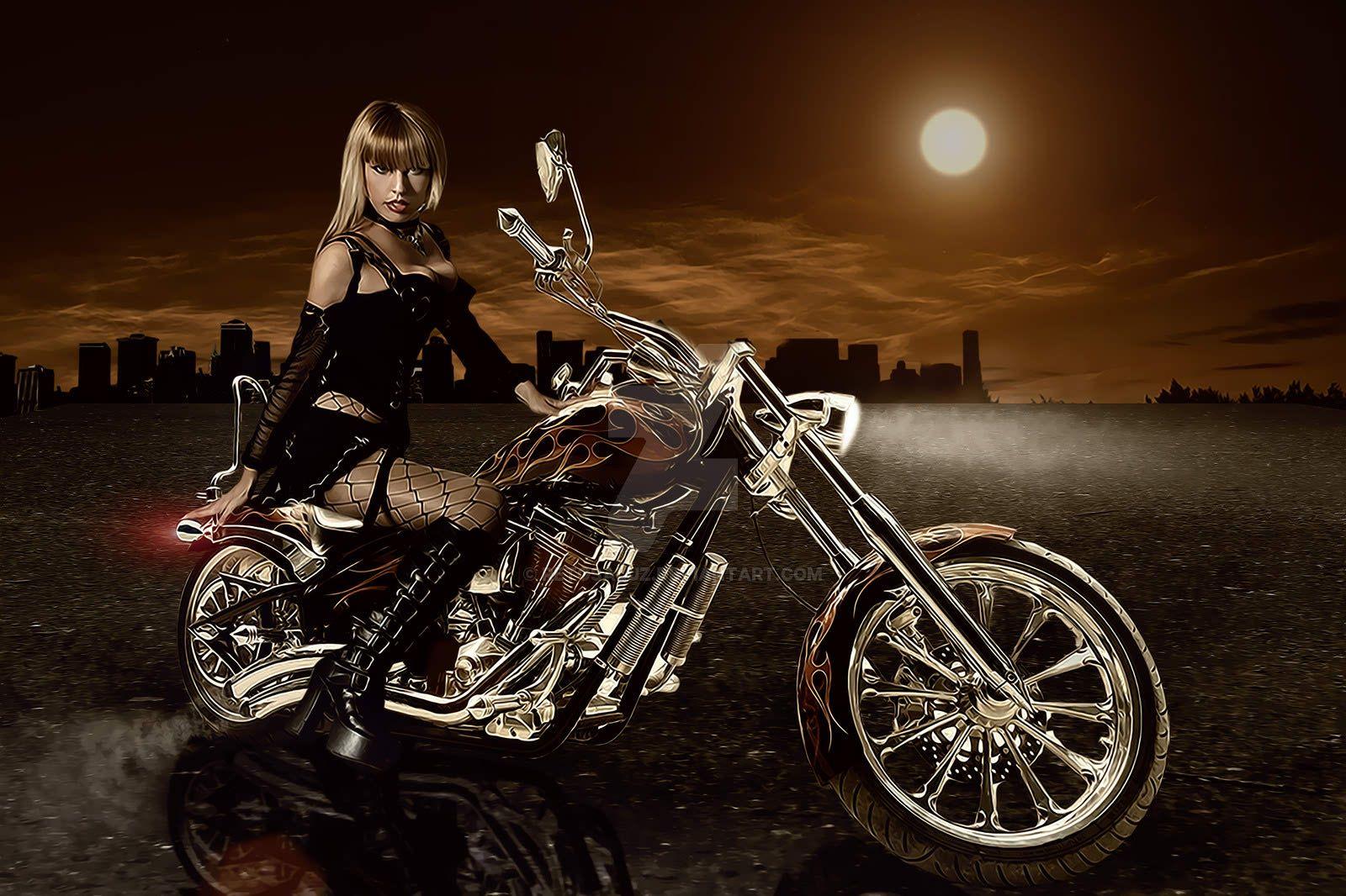 Biker Girl Wallpapers - Top Free Biker Girl Backgrounds - WallpaperAccess