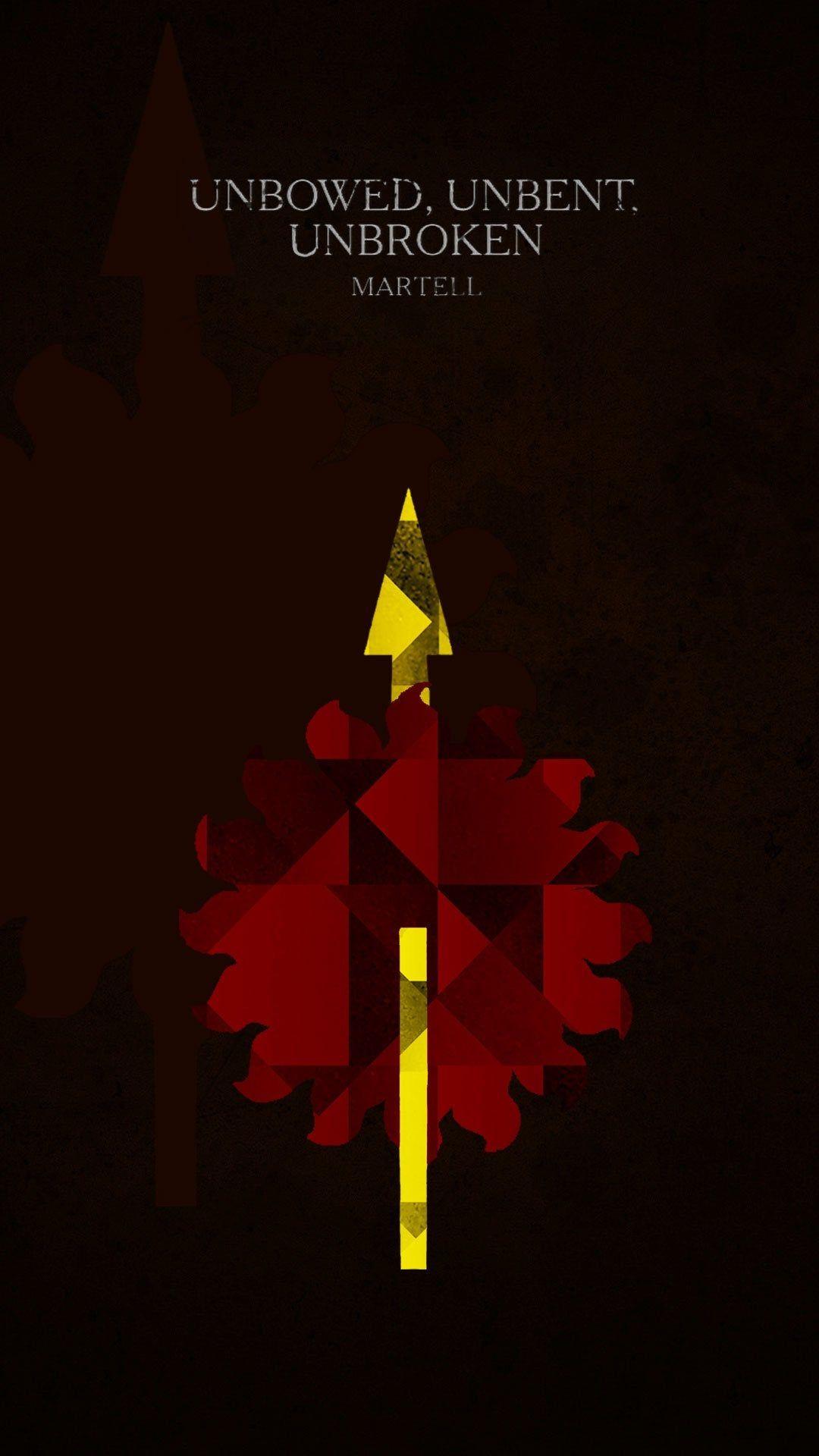 1080x1920 No Spoilers Martell sigil mobile wallpaper. Hope you guys like it