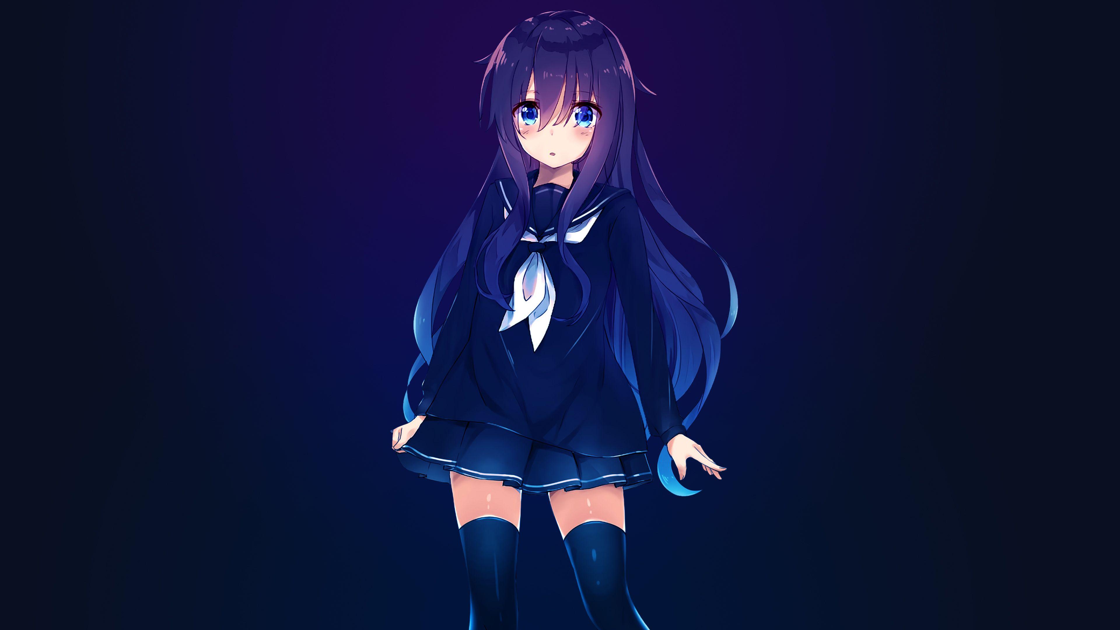 3840x2160 #Anime girl, K. Anime wallpaper and background. Mocah
