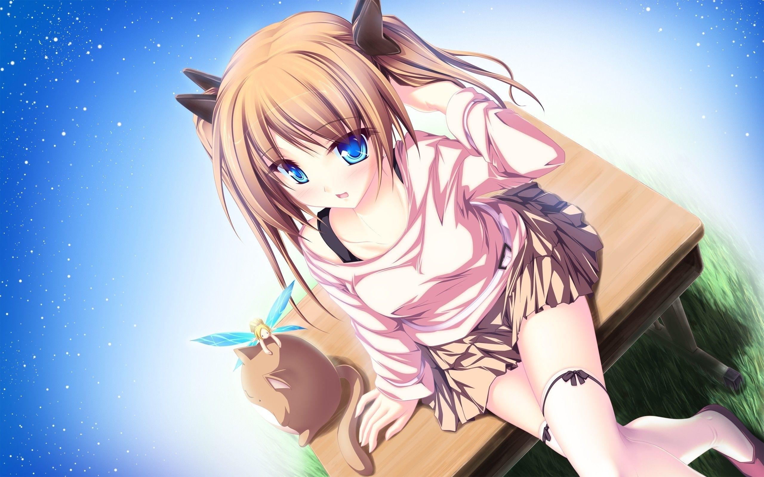 2560x1600 HD Beautiful Anime Girl 4k Wallpaper for Mobile