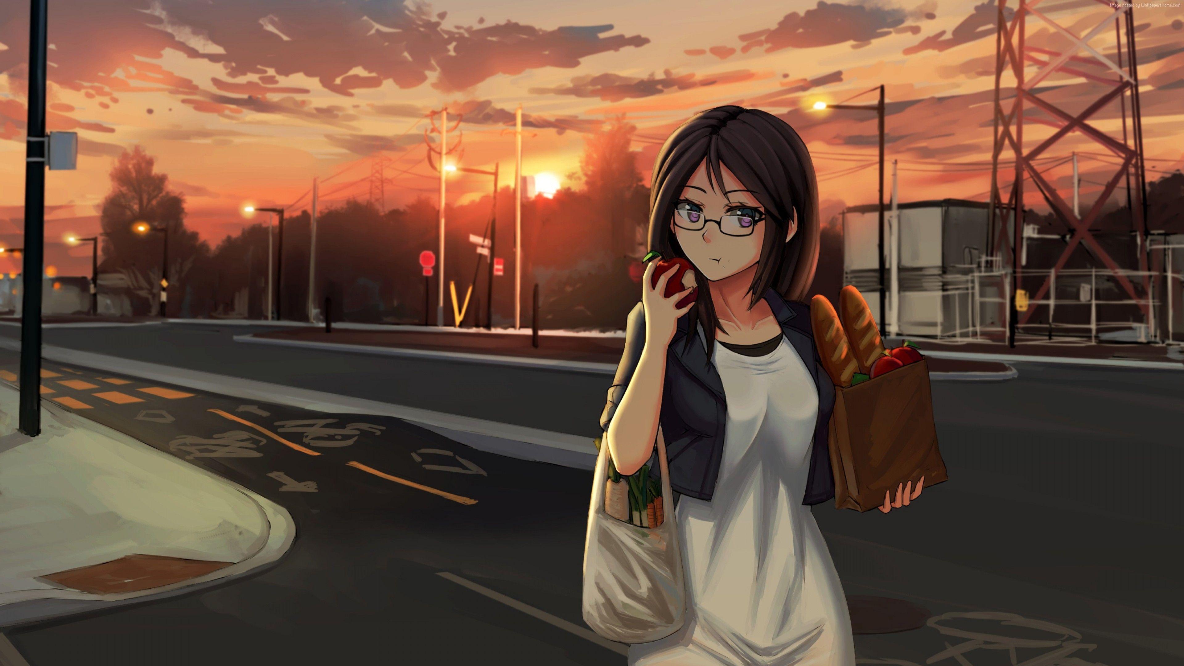3840x2160 Anime Girl 4k Wallpaper