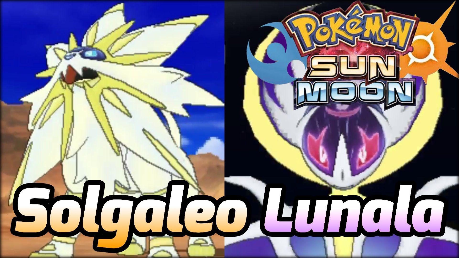 1920x1080 Solgaleo and Lunala names of Legendary Pokemon in Sun and Moon
