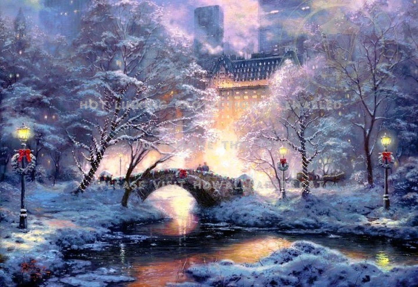 1440x990 christmas holidays winter central park xmas