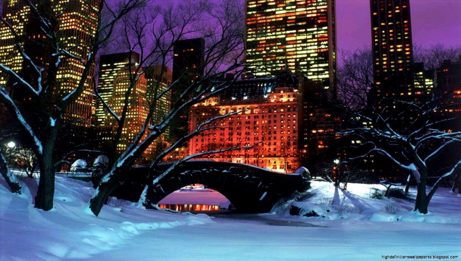 1600x909 Bridge City Night Scene Photography Wallpaper. High Definitions