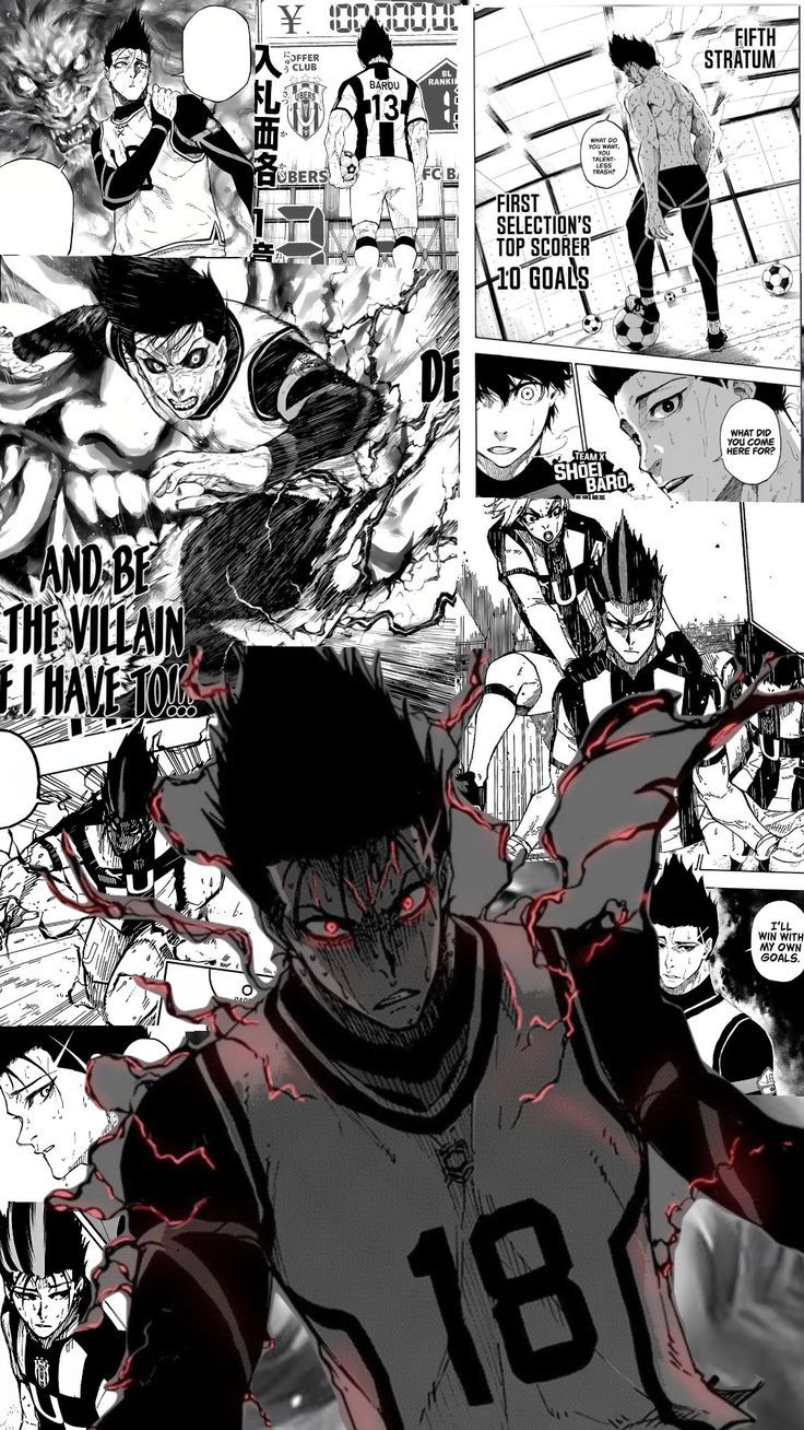 736x1308 Shoei Barou #bluelock #barou #anime
