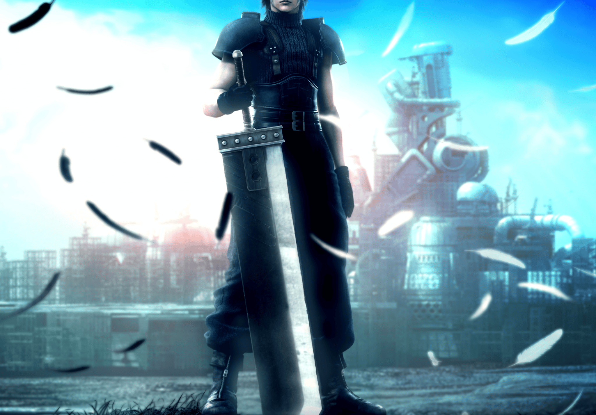 2048x1427 UPDATE: Crisis Core: Final Fantasy VII Reunion Shares November 2022 Wallpaper & Calendar