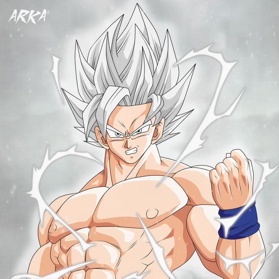 894x894 Goku Super Saiyan White Saiyajin Blanco