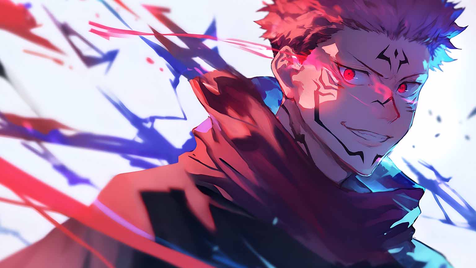 1536x864 Jujutsu Kaisen Sukuna Demonic Presence Desktop Wallpaper