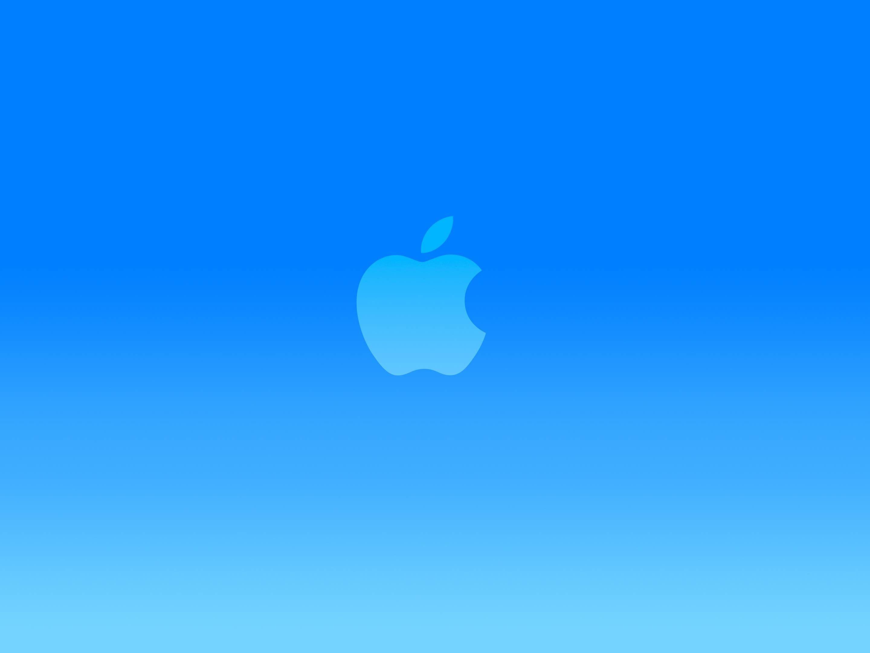 2880x2160 Apple Blue Wallpaper