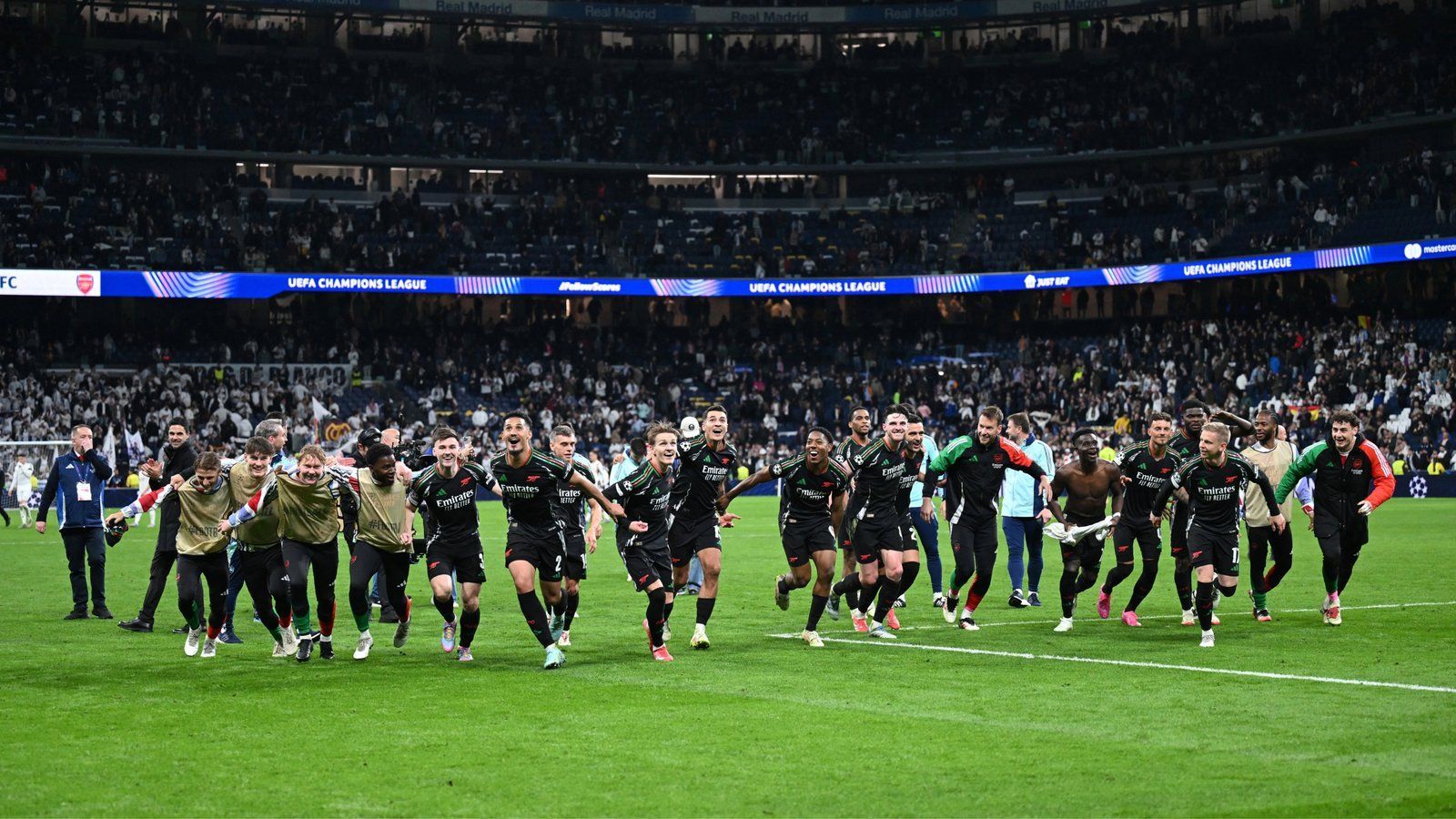 1600x900 Amazing Image From Our Win At Real Madrid. Post Match Gallery