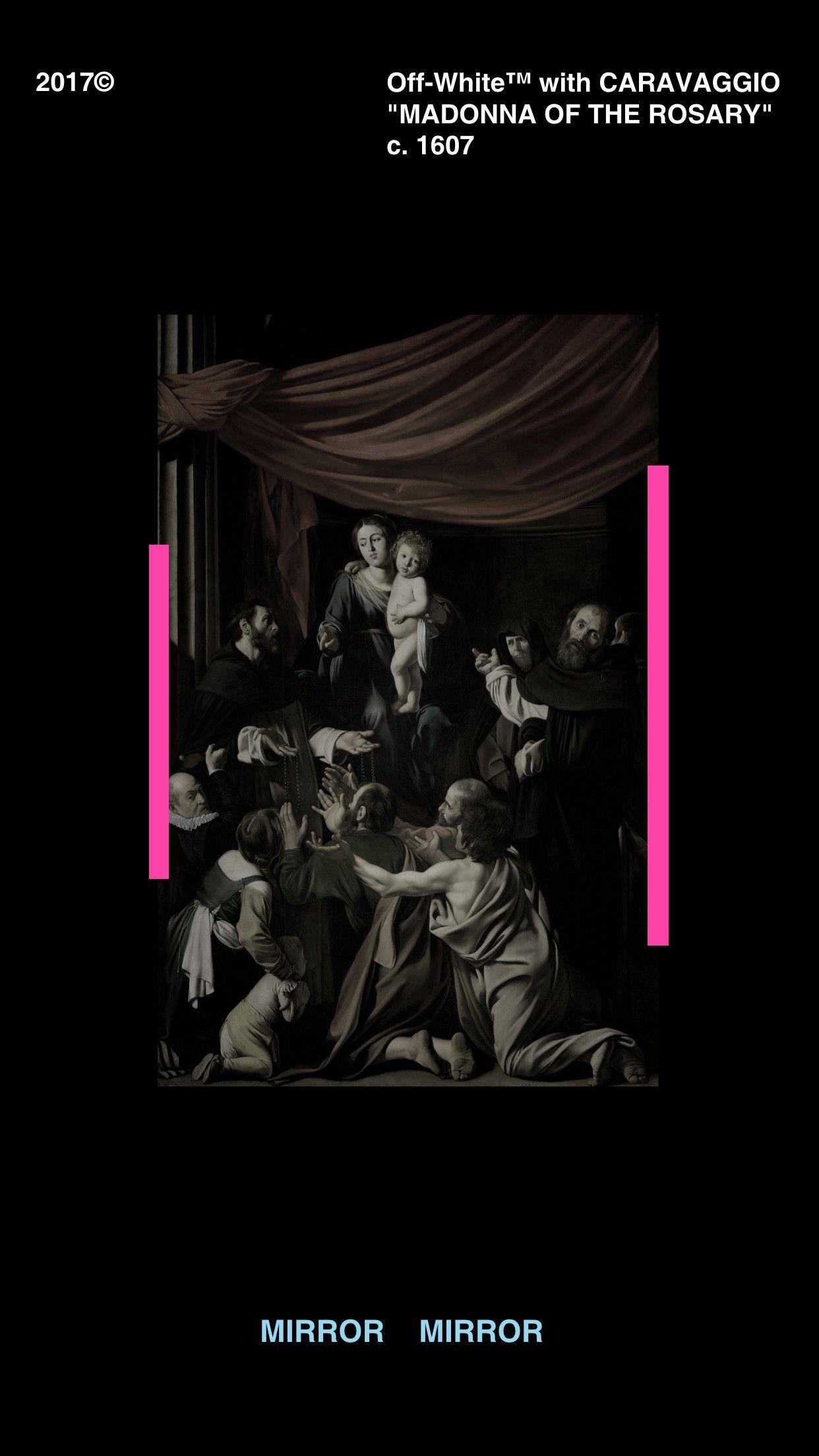 1242x2208 Off White Wallpaper