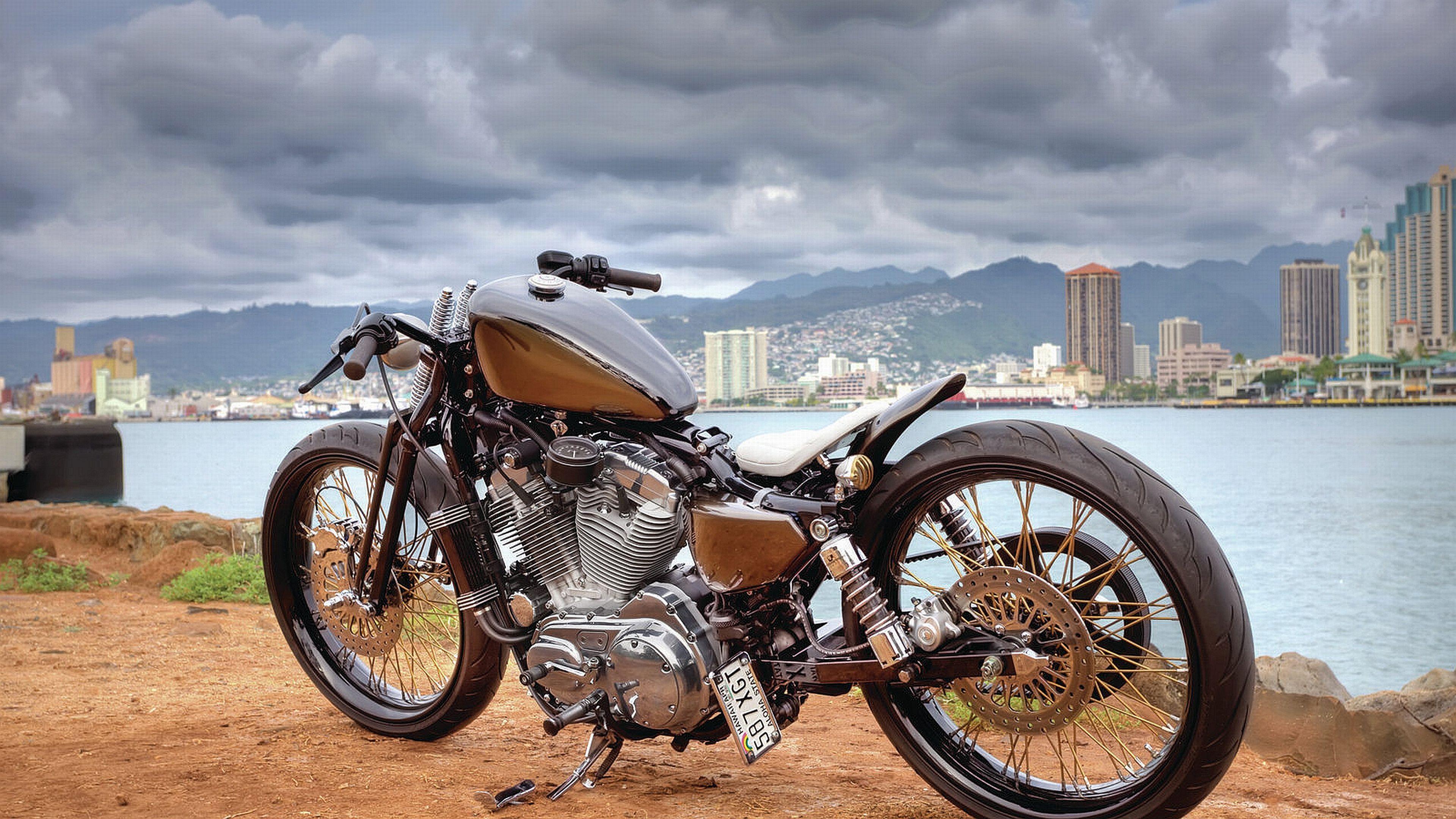 3840x2160 Harley Biker Wallpaper Harley Davidson Amazing. Harley Bobber