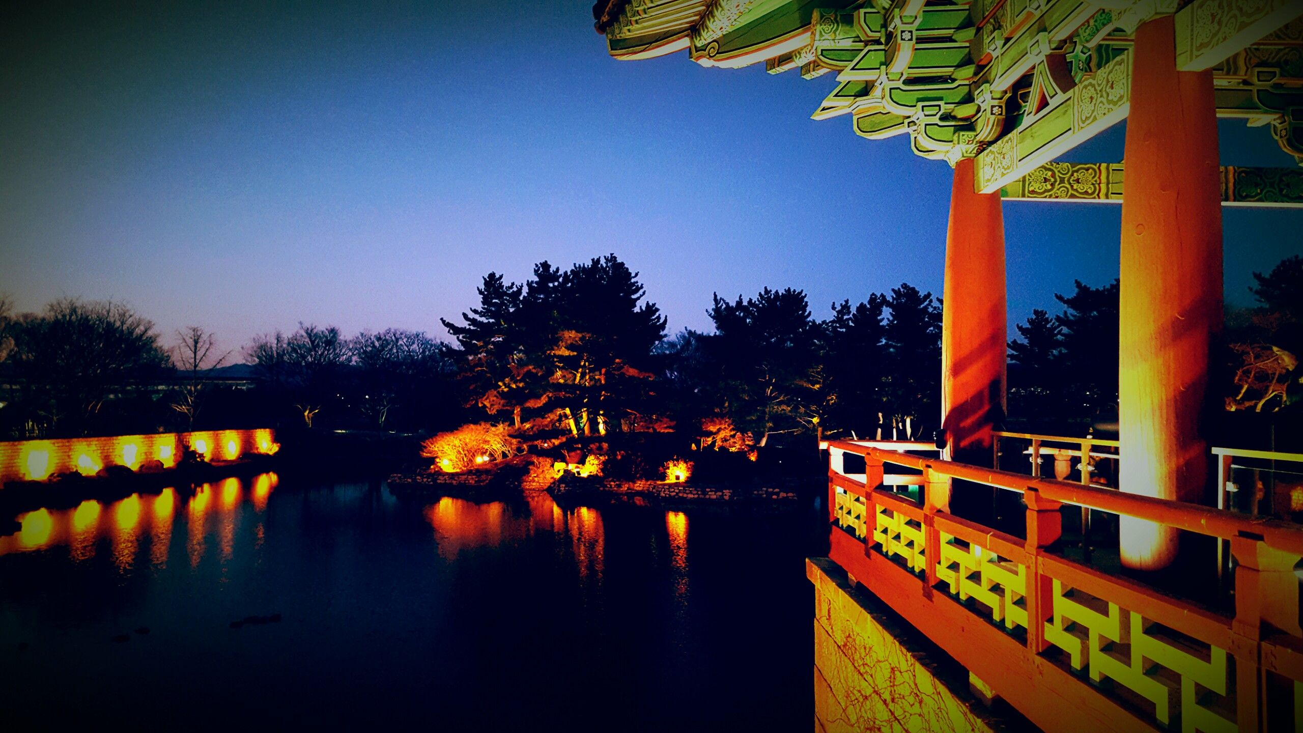 2560x1440 Gyeongju donggung palace and wolji