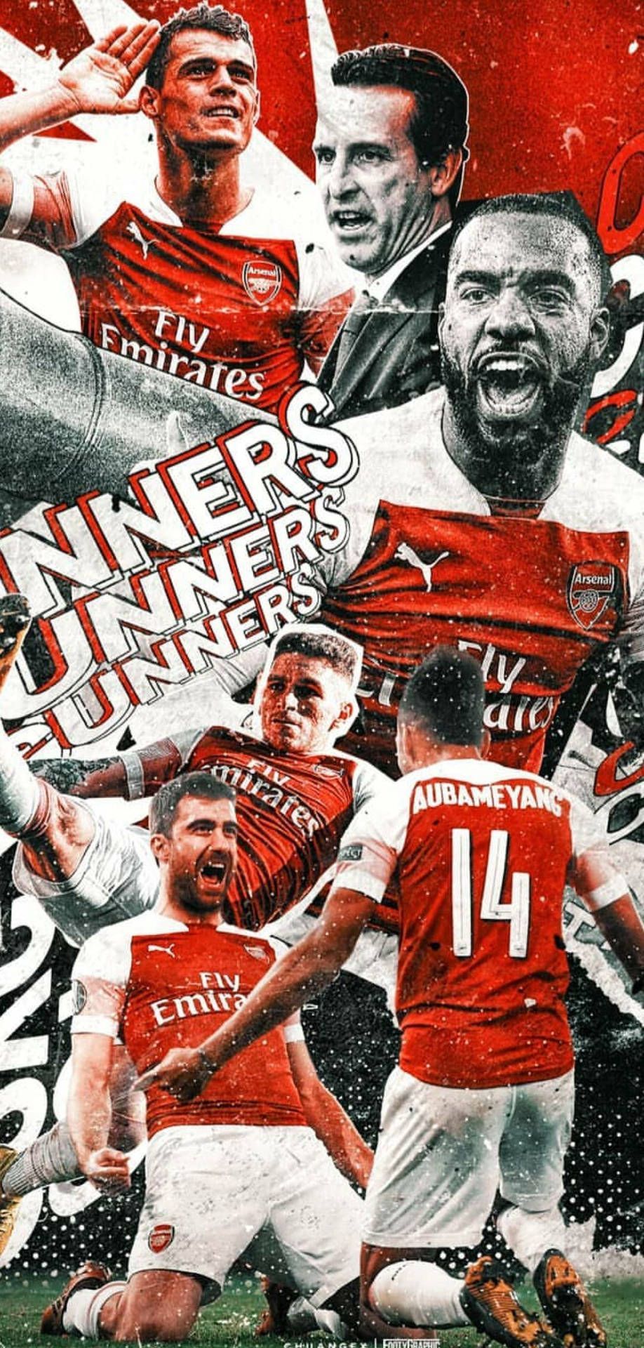 918x1920 Download Fan Made Arsenal FC Art Wallpaper