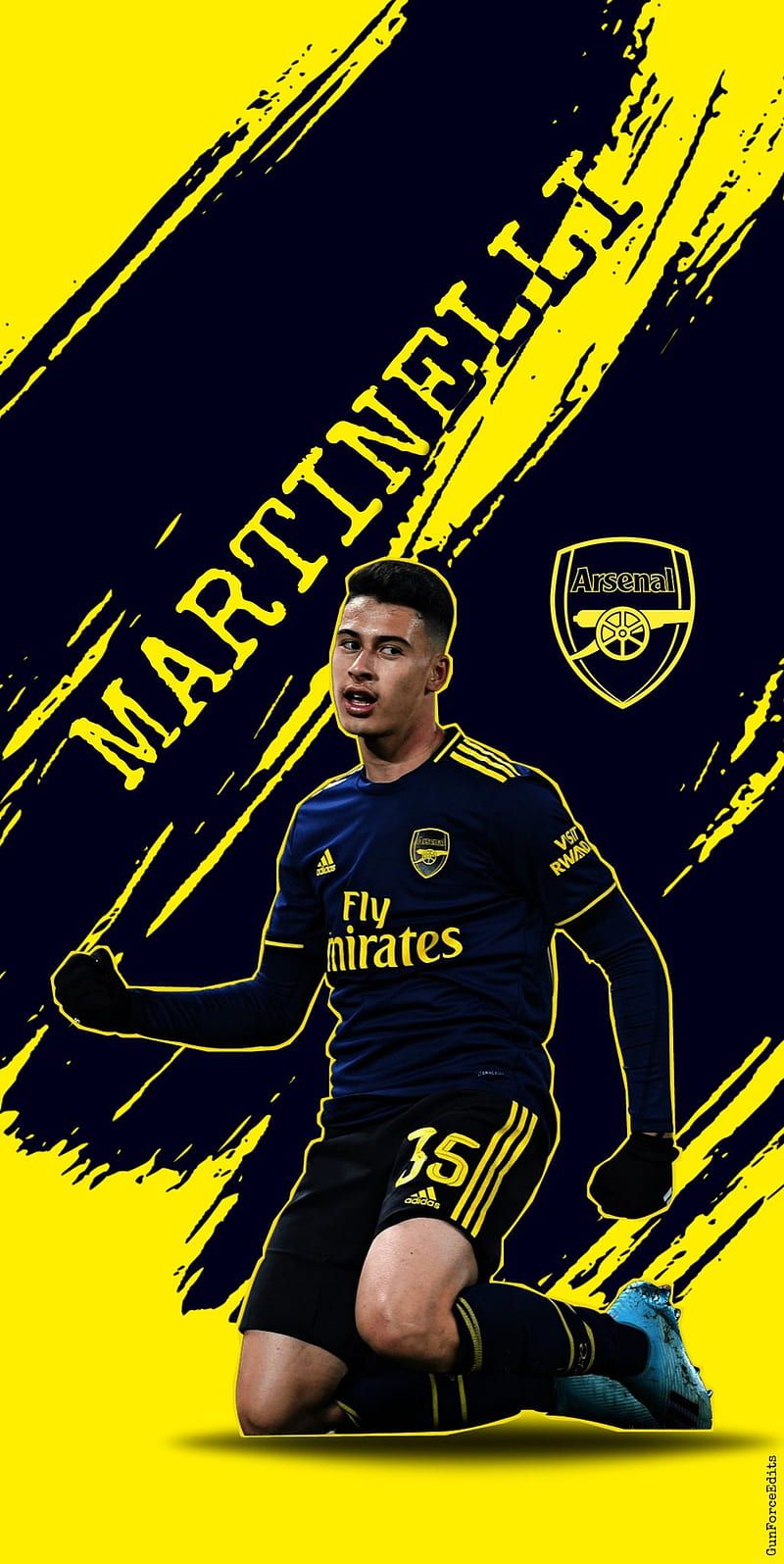 800x1595 MARTINELLI, afc, arsenal, football, soccer, HD phone wallpaper