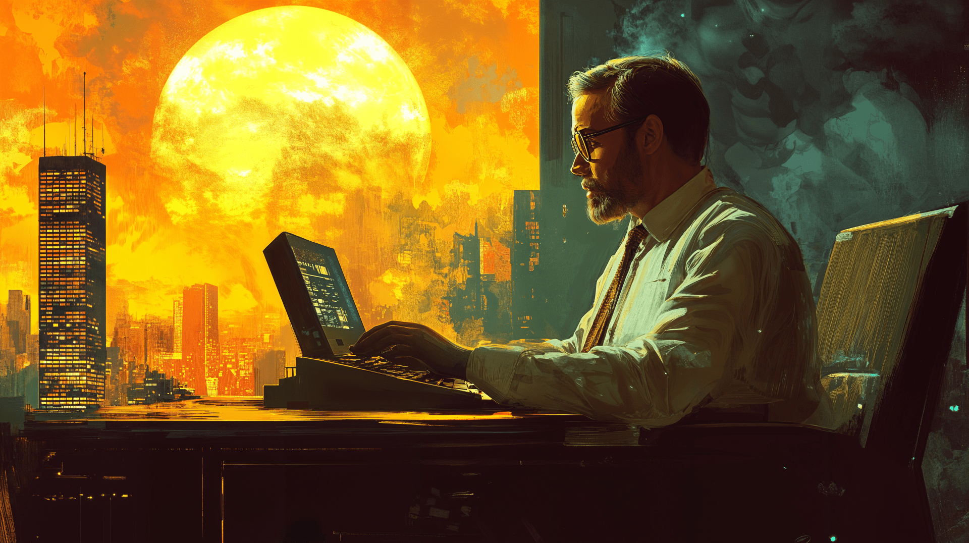 1920x1076 Productive Programmer: 4K Ultra HD Wallpaper for Business Minds