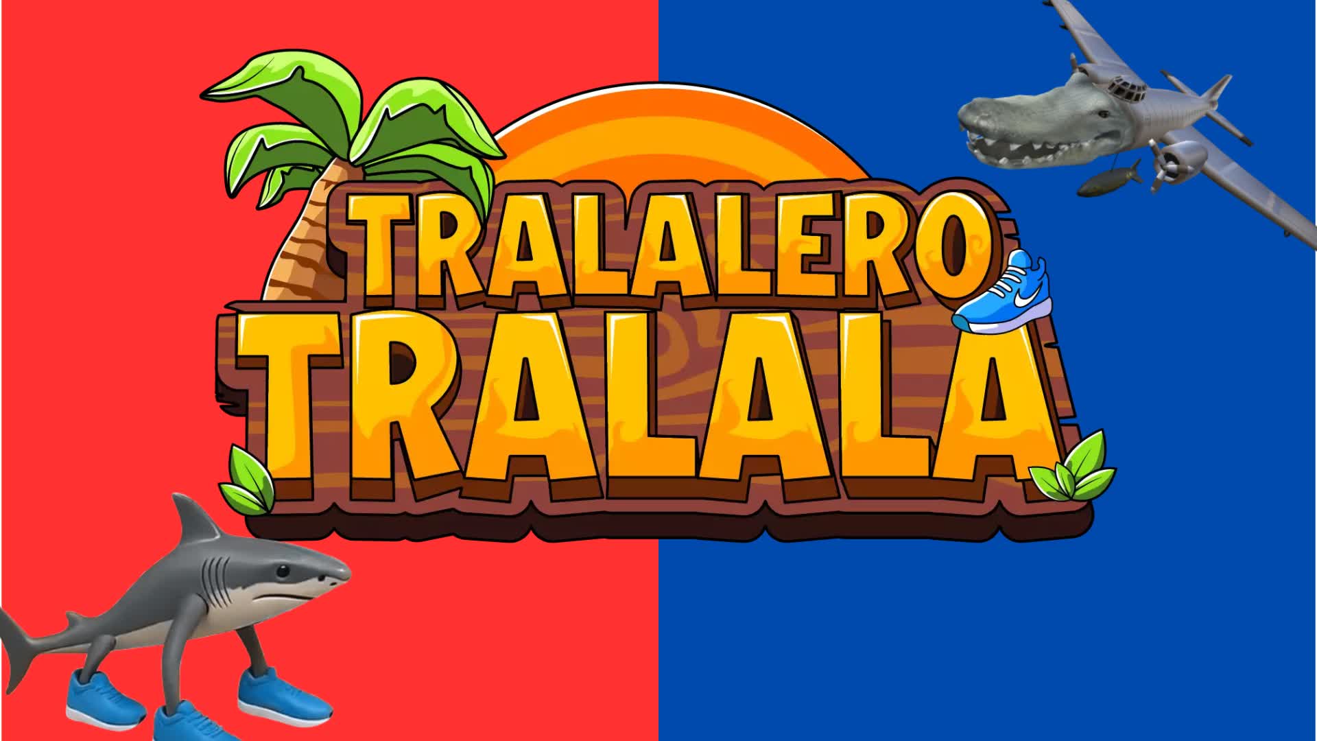 1920x1080 Red Vs Blue Tralalero Tralala Ultimate 1357 0370 7629