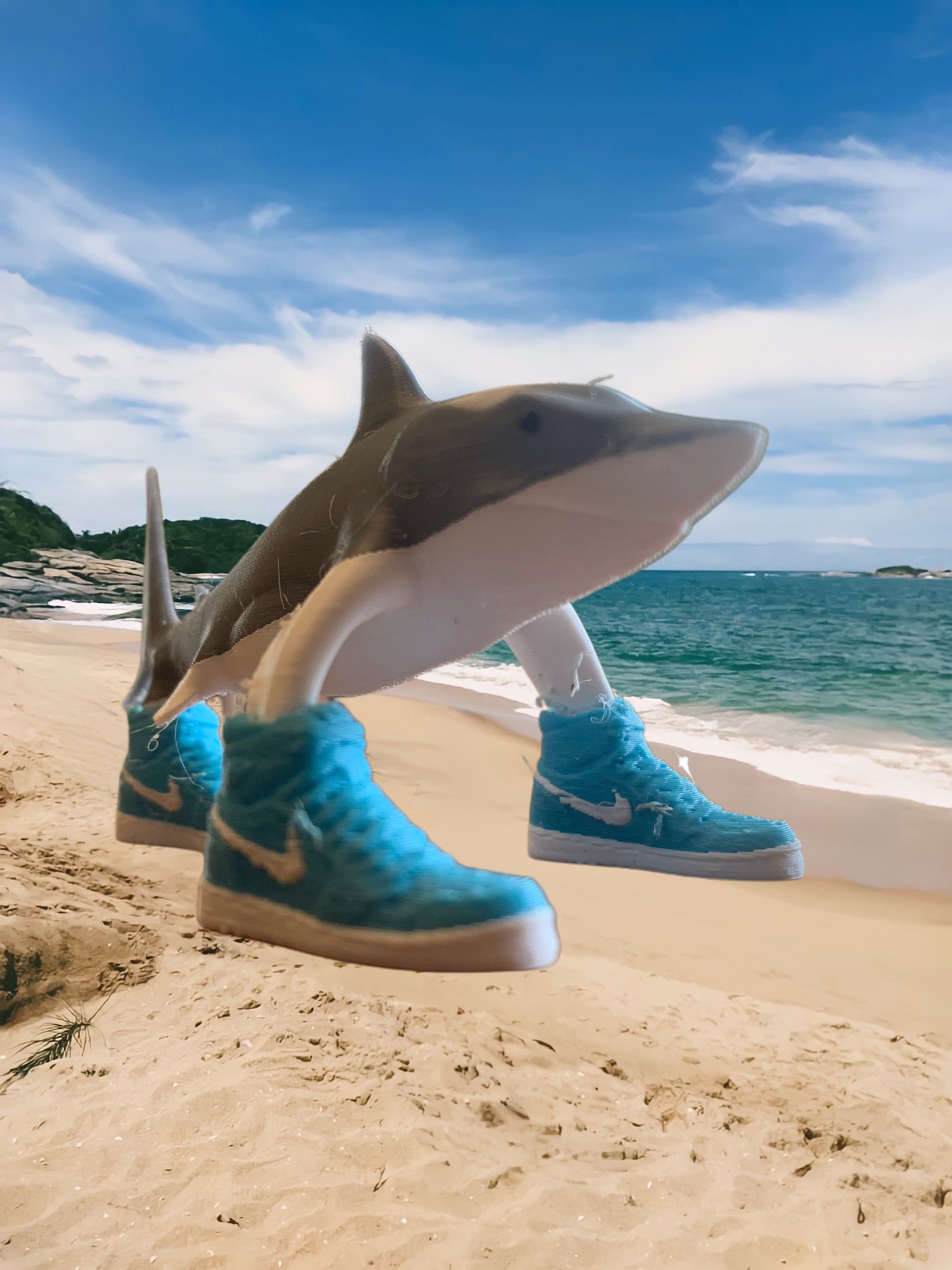 1946x2595 Tralalero Tralala Meme Shark Desk Toy