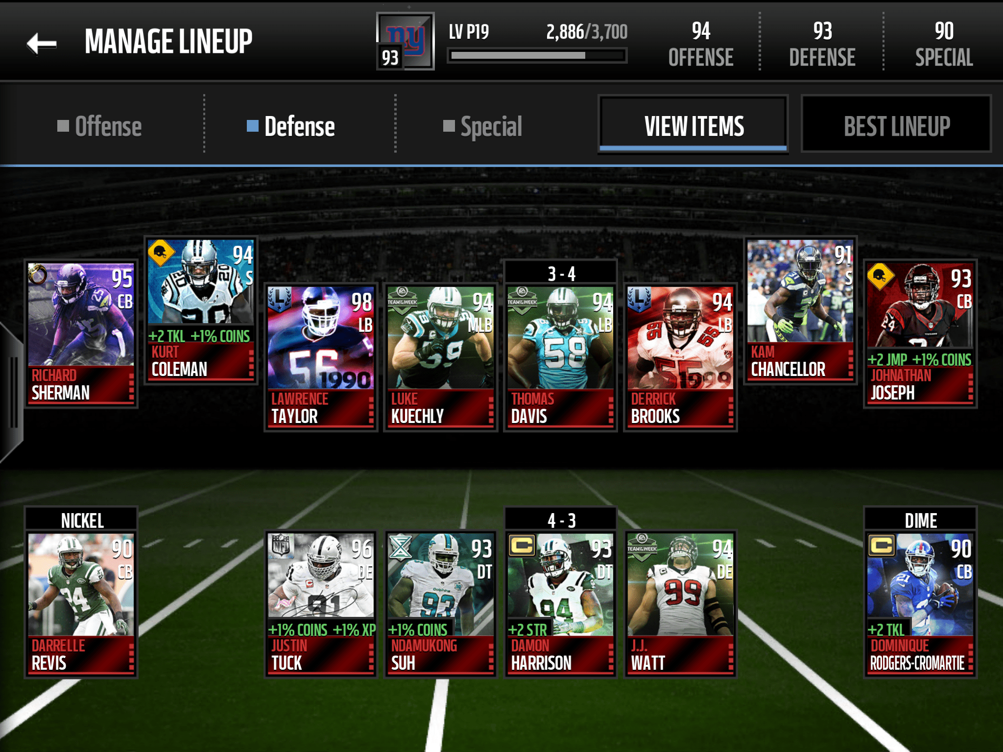 2048x1536 Defensive Lineup and Lawrence Taylor NFL Mobile