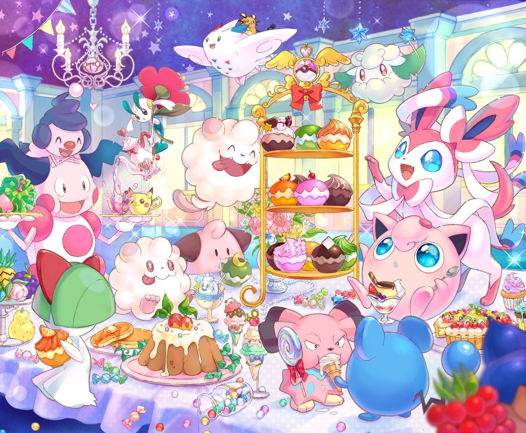 1700x1400 nintendo, Game, Freak, Pokemon, Dedenne, Snubbull Wallpaper HD / Desktop and Mobile Background
