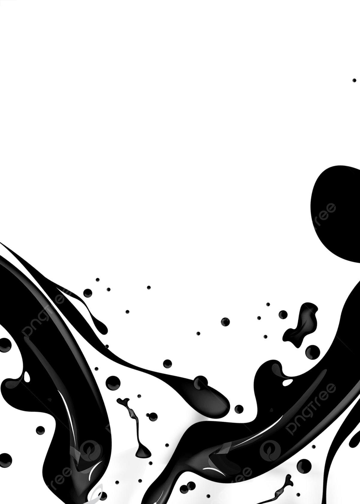 1200x1680 Black And White Ink Simple Background Wallpaper Image For Free Download