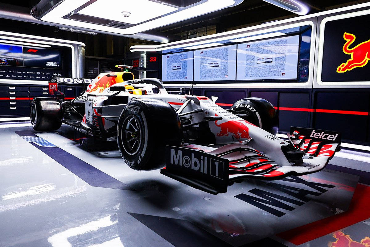 1200x800 Download Red Bull Racing White Car Rendering Wallpaper