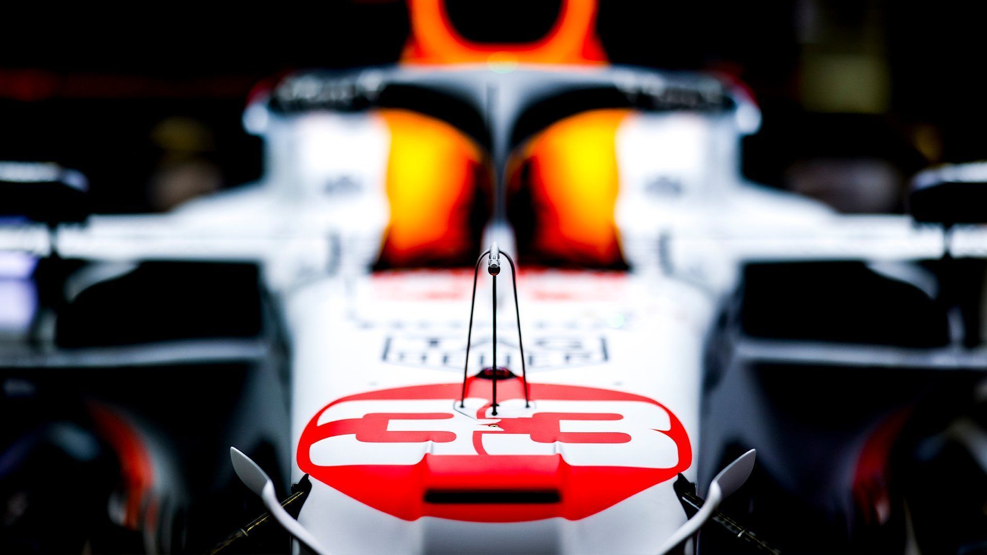 1920x1080 Red Bull F1 2021 White Wallpaper