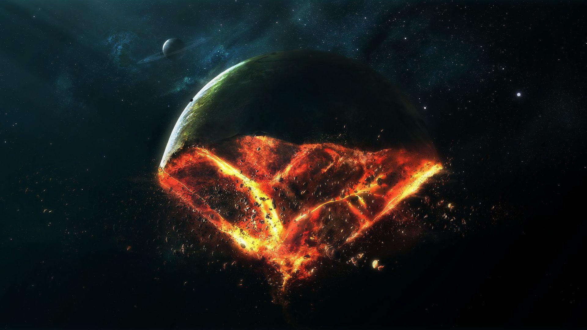 1920x1080 Free Download Cute Space Theme Image