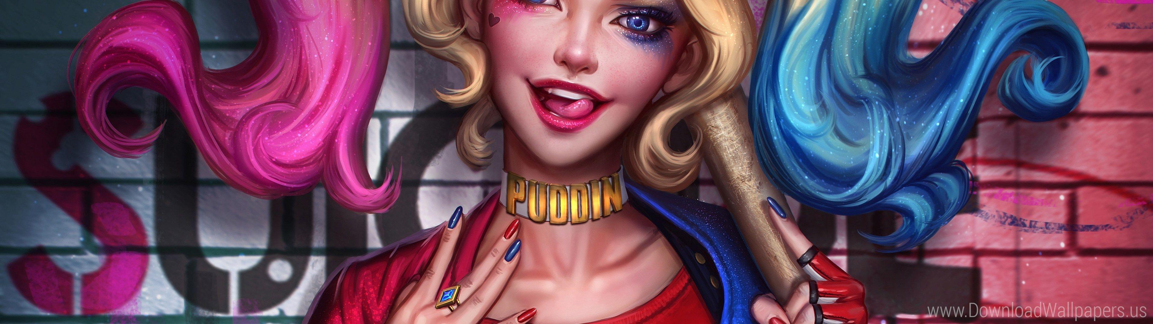 Harley Quinn 3840X1080 Wallpapers Top Free Harley Quinn 3840X1080
